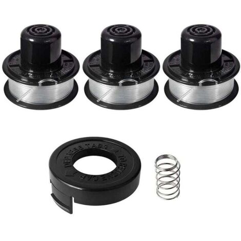 A6226 Bobine de fil compatible avec Black et Decker ST4400 ST4500 ST5000 GL250 GL310 GL360 GL360SB, bobine fil coupe bordure pour black et decker a6226 gl360 longue 6m, diamètre 1,6mm (3+1+1pcs)