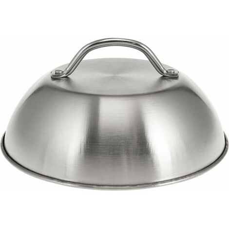 Cloche à hamburger - 22,5 cm - En acier inoxydable