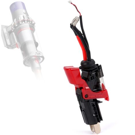 Bouton d'alimentation renforcé pour aspirateur Dyson V10 SV12 – Plastique épais – Capacité de pression augmentée de 200% (1/5)