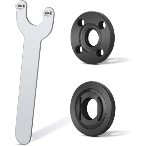 Clé d'angle de serrage pour meuleuse Clé de verrouillage en métal Compatible Milwaukee Ma-kita 193465-4 Bo-sch Black & Decker Ryobi 4.5"5" 5/8-11