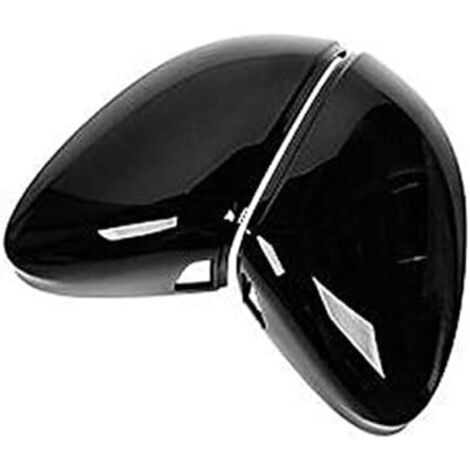 2 pièces/ensemble noir brillant rétroviseur latéral de voiture capuchons de couverture pour Volkswagen pour VW Polo Mk6 AW GTI 2018 2019 2020 pratique