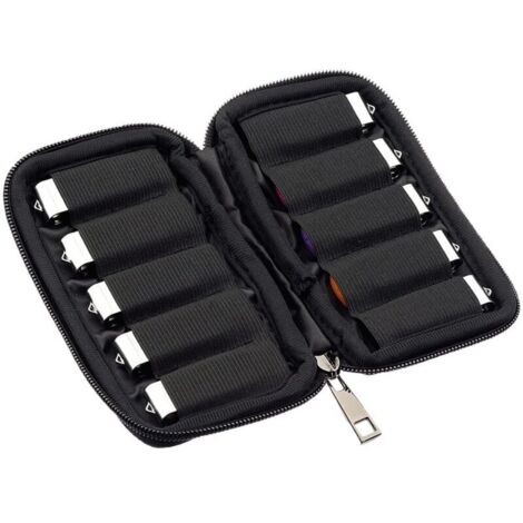 Boîte pour clé USB, étui de rangement pour clé USB, pochette de rangement pour accessoires électroniques, pour clé USB, boîte USB, étui de rangement USB, 1 pièce, noir