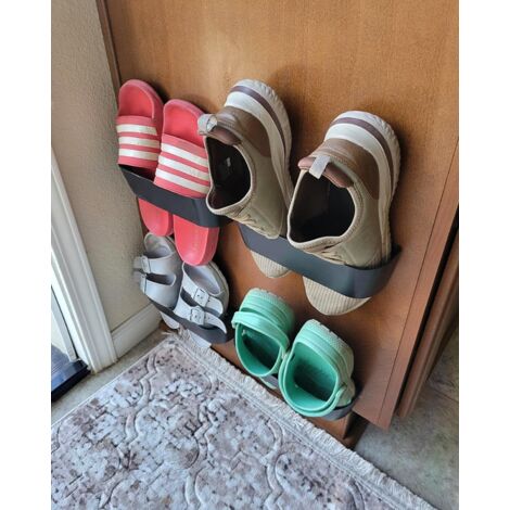 étagère Murale Sans Perçage Nybhyjka Porte-Chaussures Pour Camping-Car - Porte-Chaussures Murale Accessoire Rangement Voiture
