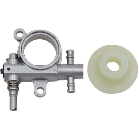 Ensemble Pompe À Huile Tronçonneuse Avec Pignon Et Vis Sans Fin Pièces de Rechange Compatible 25CC 38CC