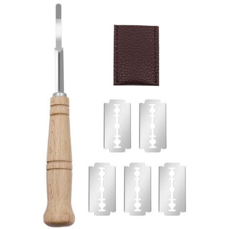 Pain Porte Lame Boulanger pour Grigner Pâte Graver Pain Cuisine Accessoire de Boulangerie-