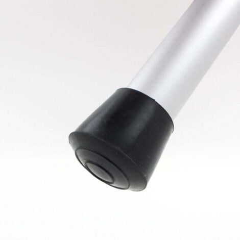 16 Embouts en Caoutchouc - Pour Pieds des Tables, Chaises, Meubles - Différentes Couleurs et Tailles Disponibles (16mm, Noir)
