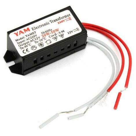 220V à 12V Transformateur électronique Convertisseur de Tension Pilote d\'alimentation Intelligent Pilote d\'alimentation LED