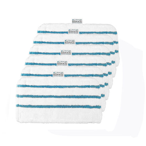 6 Remplacement Lingettes Reutilisables Microfibre pour Black+Decker Balai Vapeur Steam Mop FSM1600 FSMH1621 FSM1630 FSM1616 FSMH13E5 FSM1321 FSM1605 Alternative FSMP20