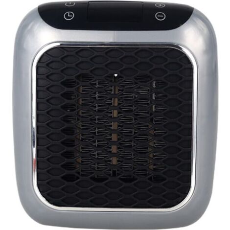Keyoung – Chauffage soufflant céramique 800W – Mini radiateur portable avec thermostat et minuterie – Économie d\'énergie – Pour bureau et chambre (1/5)