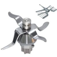 Ulisem – Couteau pour robot Thermomix TM31 – Lame en acier inoxydable – Remplacement parfait – Pour préparation de gaufres et mousse