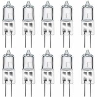 Ampoule halogène G4 35W 12V – Blanc chaud 2800K – Capsule transparente dimmable – Lot de 10 ampoules – 260 lumens