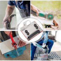 Support D'Angle 45° Pour Meuleuse 115-125 Mm – Guide Précis Pour Chanfreiner Carreaux Céramique Et Marbre, Métal Robuste