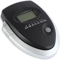 Hasaller Compteur Électronique LED Vélo D'Appartement – Écran LCD Temps, Vitesse, Calories, Fréquence Cardiaque