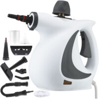 Nettoyeur vapeur portatif avec accessoires, nettoyeur vapeur pour usage domestique, nettoyeur vapeur portable pour le nettoyage des sièges de voiture, des joints de carrelage et de la maison