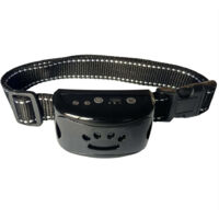 3 In1 Collier anti-aboiement pour chien Dispositif d'aboiement excessif Sûr Inoffensif & Formation anti-aboiements sans cruauté - Noir