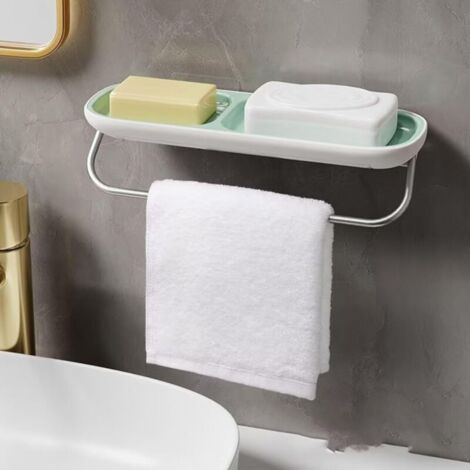 Porte-savon Auto-drainant en Silicone pour évier de Cuisine, Salle de Bain, Plateau éponge Antidérapant pour Comptoir, Porte-savon sans BPA pour Marbre, Quartz, Granit, Lot de 3