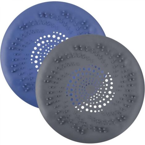 Ensemble 7 Pièces Filtre Douche Cheveux - Attrape Cheveux Anti-Bouchon Avec 6 Patins Adhésifs
