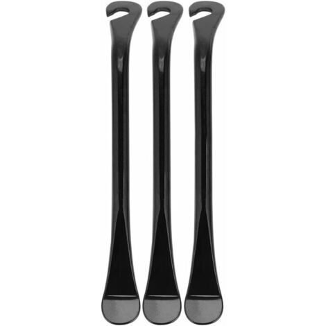 Demonte Pneu pour Trotinette, Demonte Pneu Velo en Acier au Carbone, Cuillère à Pneu, 3pcs Demonte Pneu Velo, Outil de Réparation de Pneu pour Roues de Vélo, Compris Roues de Montagne, Roues de Route (1/5)