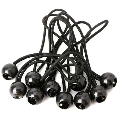 30 Pièces Cordon Élastique, Cordon Élastique pour Bâche, Cordon Élastique, Cordon Élastique pour Pavillon, Bâche, Camping, Tente, Harnais d'Extension de Rideaux (200mm) (1/5)