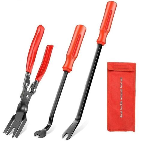 Lot de 3 pinces à clip et extracteur de fixation – Kit de réparation combiné pour rembourrage automatique., Ensoleillé (1/5)