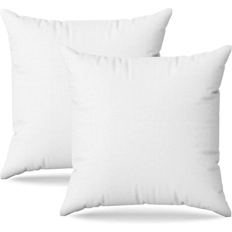 Coussins décoratifs 45x45 cm – Lot de 2 – Rembourrage en fibre de silicone – Hypoallergéniques et anti-acariens – Lavables en machine – Einemgeld (1/5)