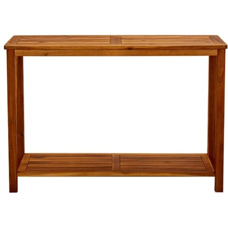 INLIFE Table console de jardin 110x40x75 cm Bois d'acacia solide (1/5)