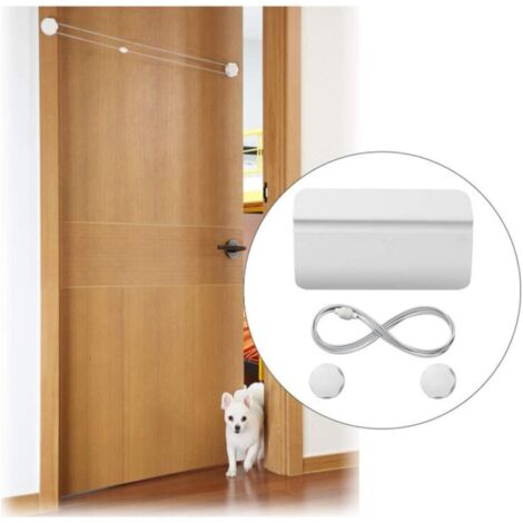 Porte automatique pour chat et chien – Dimensions 250x140mm – Installation facile – Couleur blanche pour animaux de compagnie (1/5)