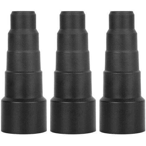 Accessoire pour aspirateur 3x connecteur d'adaptateur de tuyau d'aspiration adaptateur à cinq couches de 18-50mm (1/4)