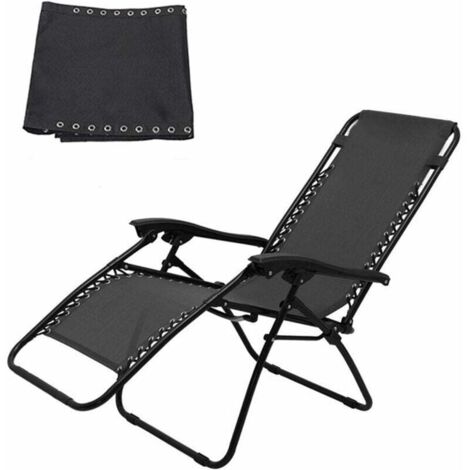 Housse salon de jardin,Toile Pour Chaise Longue Universel Tissu De Remplacement Pour Chaise Longue Respirant Durable Housse De Rechange En Tissu Pour Jardin Bains De Soleil (Seulement La Toile) Tissu