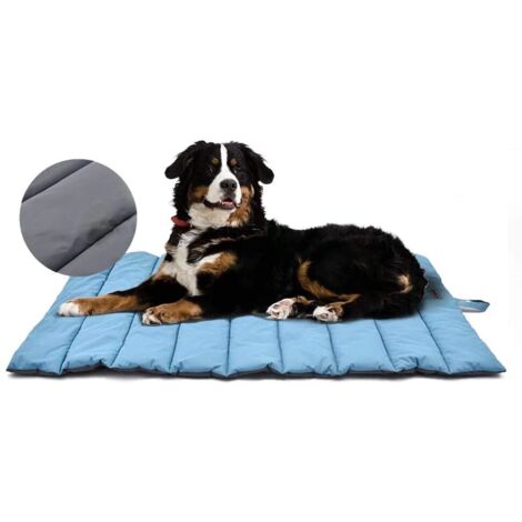 Tapis de chien imperméable pour extérieur, lit de chien lavable, antistatique, hygiénique, pliable, grande couverture de voyage pour animaux de compagnie 110x68 cm (1/5)