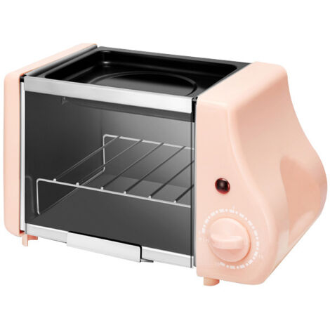 Ccykxa – Mini four électrique compact 20L – Porte vitrée – Minuterie 30 minutes – Bac à miettes intégré – Pour omelettes et petits plats (1/5)