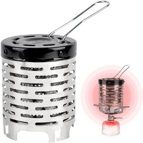 Mini Chauffage Camping gaz Camping en plein air chauffage rechaud mini Portable,Réchauffeur de Camping,Tente Chauffage Couverture en Acier Inoxydable (1/5)