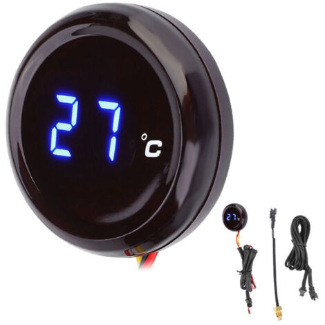 Thermomètre numérique pour Honda / Kawasaki / Yamaha / Suzuki (lumière bleue) (1/5)