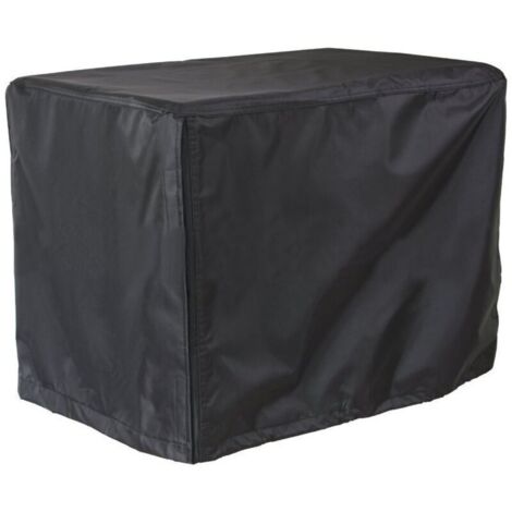 Housse de protection imperméable pour générateur noir 66 x 51 x 51 cm, tissu Oxford en polyester 210D pour générateur et bâche de protection énergétique (1/4)