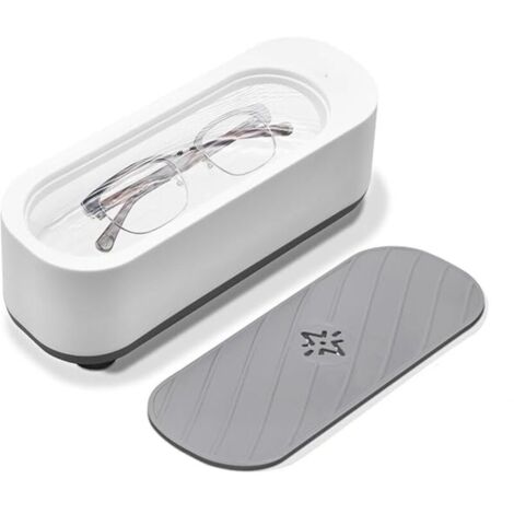 Nettoyeur Ultrasons lunettes Bijoux 360° Ultrasonic Cleaner, Appareil de Nettoyage à Ultrasons, Nettoyeur Sonique Automatique, Bac Ultrasons Portable mit pour Bijoux, Rasoirs, Bagues, Collier