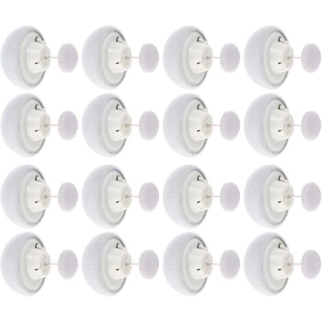 Housse de Couette Attache Clip Résistant à l'usure 24 Pièces en Plastique Coton Surfaces Pince de Couette Forte pour Oreillers (Gris) (1/5)