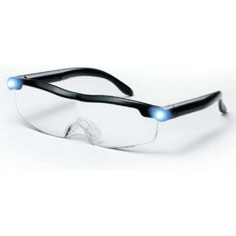 Lunettes de Lecture - Loupe de Vision puissante avec lumière LED, grossissement de 160%, pour Lecture,Tous Les Travaux de Précision,Réparations,Couture, Montres et Artisanat (1/5)