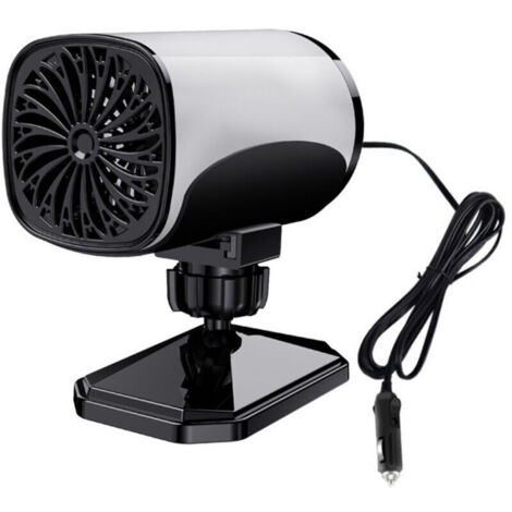 12V Mini Ventilateur De Chauffage, Économie D'énergie Radiateur Soufflant, USB Rotatif Électrique Aéroconvecteur Ventilateur, Avec Support Rotatif À 360 Degrés Chauffage D'appoint Economique Silencieu