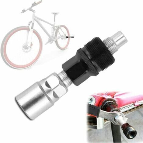 Extracteur de Manivelle de Pédalier de Vélo Outil Réparation de Vélo Démonte Pédalier Crank Puller Remover (1/4)