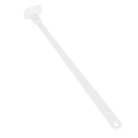 Grattoir alimentaire à long manche, spatule en caoutchouc, grattoir en silicone résistant à la chaleur, spatules multifonctions en silicone, grattoir de cuisine à long manche pour (1/5)