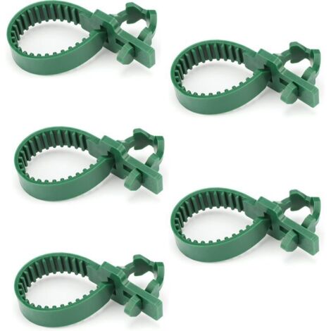 5 Pièces Attaches pour Tuteu Arbres 24CM, Attache Branches Arbre Vert, Liens pour Attacher Les Arbres, Tuteur et Attache pour Arbre, pour Le Soutien des Arbres, Plantes (1/4)