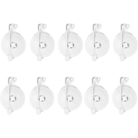 Lot de 10 yoyos pour plantes avec bouchon rétractable et corde transparente de 1,5 m (1/5)