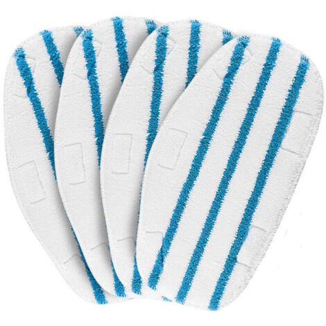 4 pièces d’adaptation PurSteam ThermaPro 10 en 1 chiffon de vadrouille à vapeur traîne la tête chiffon de nettoyage de remplacement (1/4)