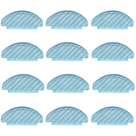 Chiffons de nettoyage (12 pièces) compatibles avec les aspirateurs robots Ecovacs Deebot Ozmo 920/950/T5/T8/T8 AIVI/T8 Max/N7/N8+/N8/N8 Pro/T9/T9max/T9 Power (1/4)