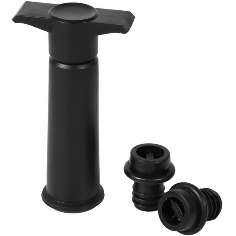 Pompe à Vide vin avec 2 Bouchons, Bouchon Bouteille vin, réutilisable pour Garder Le vin Frais, Accessoires vin (1/5)