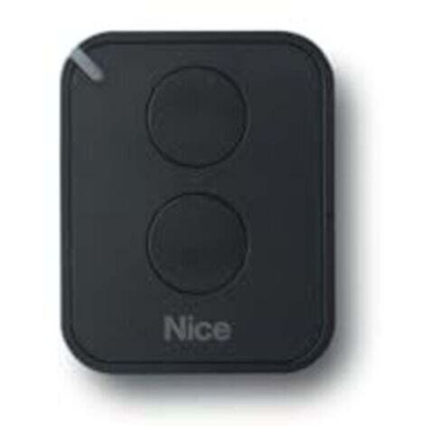 Télécommande NICE FLO2RE pour Portail 2 Canaux Compatible Automatismes Nice pour Portail et Garage Fréquence 433,92 MHz avec Technologie Rolling Code