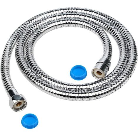 Flexible de Douche 2M, Tuyau de Douche Universel en Acier Inoxydable, Tuyau de Douche Flexible, Anti-Explosion et Anti-Torsion (1/5)