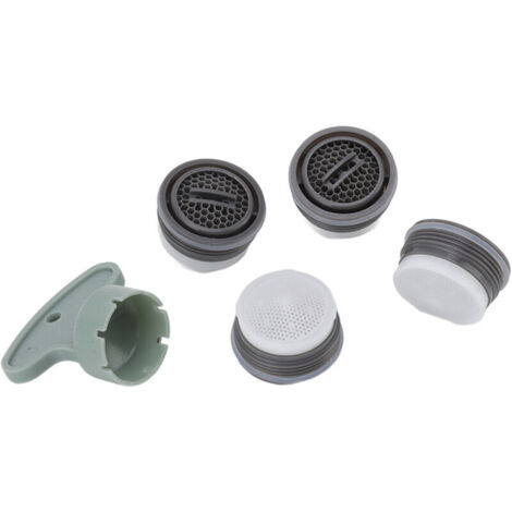 Jeffergarden Aérateurs de robinet M20, pièce de rechange professionnelle avec clé pour salle de bain et cuisine, 5 pièces (1/5)