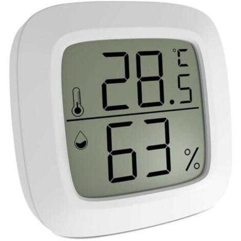 Thermomètre Hygromètre Interieur Numérique,Indicateur du Niveau de Confort,Petit Thermomètre Hygromètre Digital à Haute Précision,Thermomètre Chambre Bébé pour Salon entrepôt Chambre (1/5)
