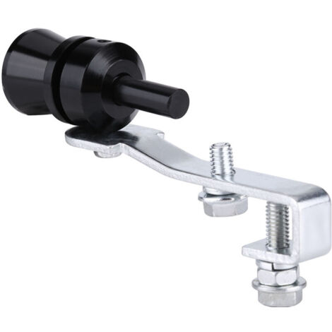Jeffergarden Simulateur de soupape de décharge automatique avec sifflet et pot d'échappement turbo pour voiture noire M (1/5)